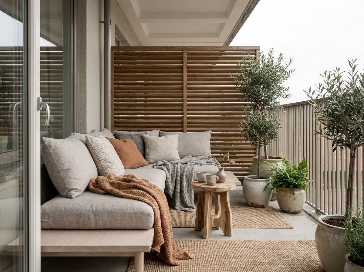 The Mindful Sanctuary balcony in an Indian home