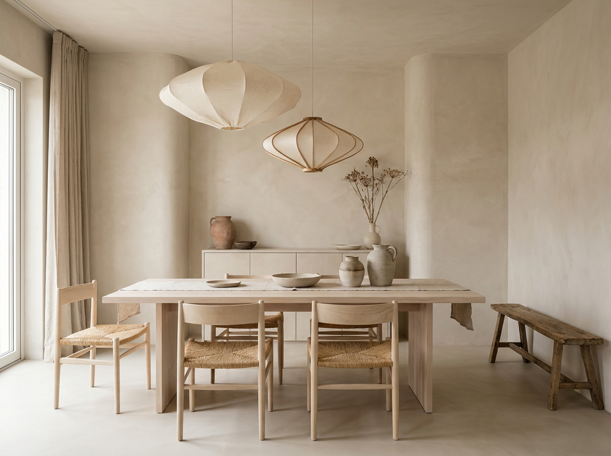 The Mindful Sanctuary dining room in an Indian home
