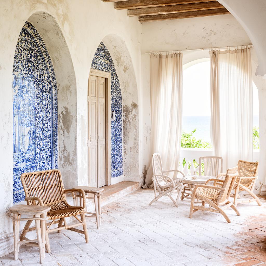 Indo-Portuguese Coastal interior aesthetic