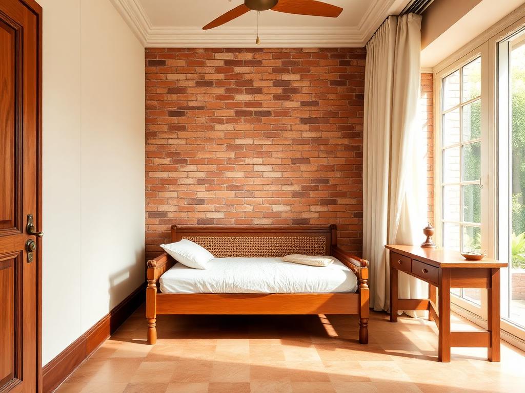 Teakwood Heritage kids room in an Indian home