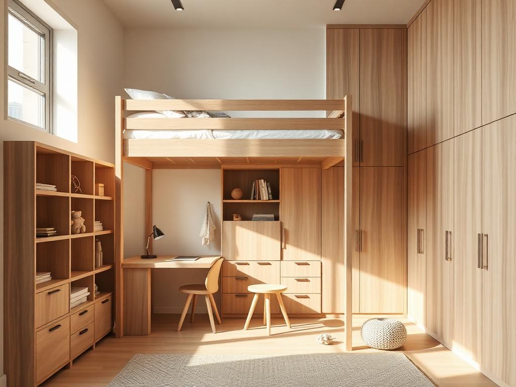 Urban Compact Living kids room in an Indian home