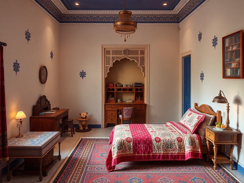 Rajasthani Royalty kids room in an Indian home