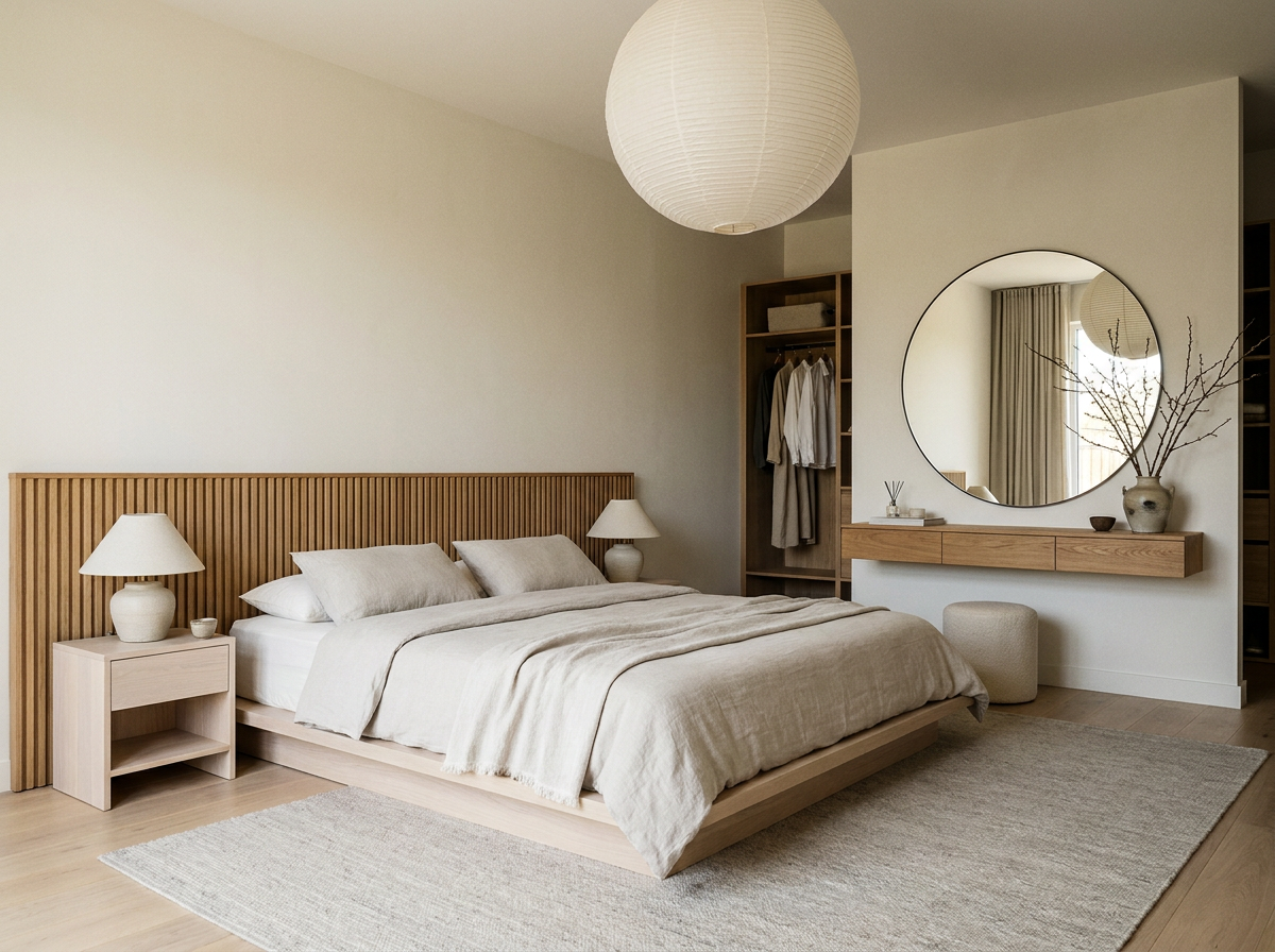 The Mindful Sanctuary master bedroom in an Indian home