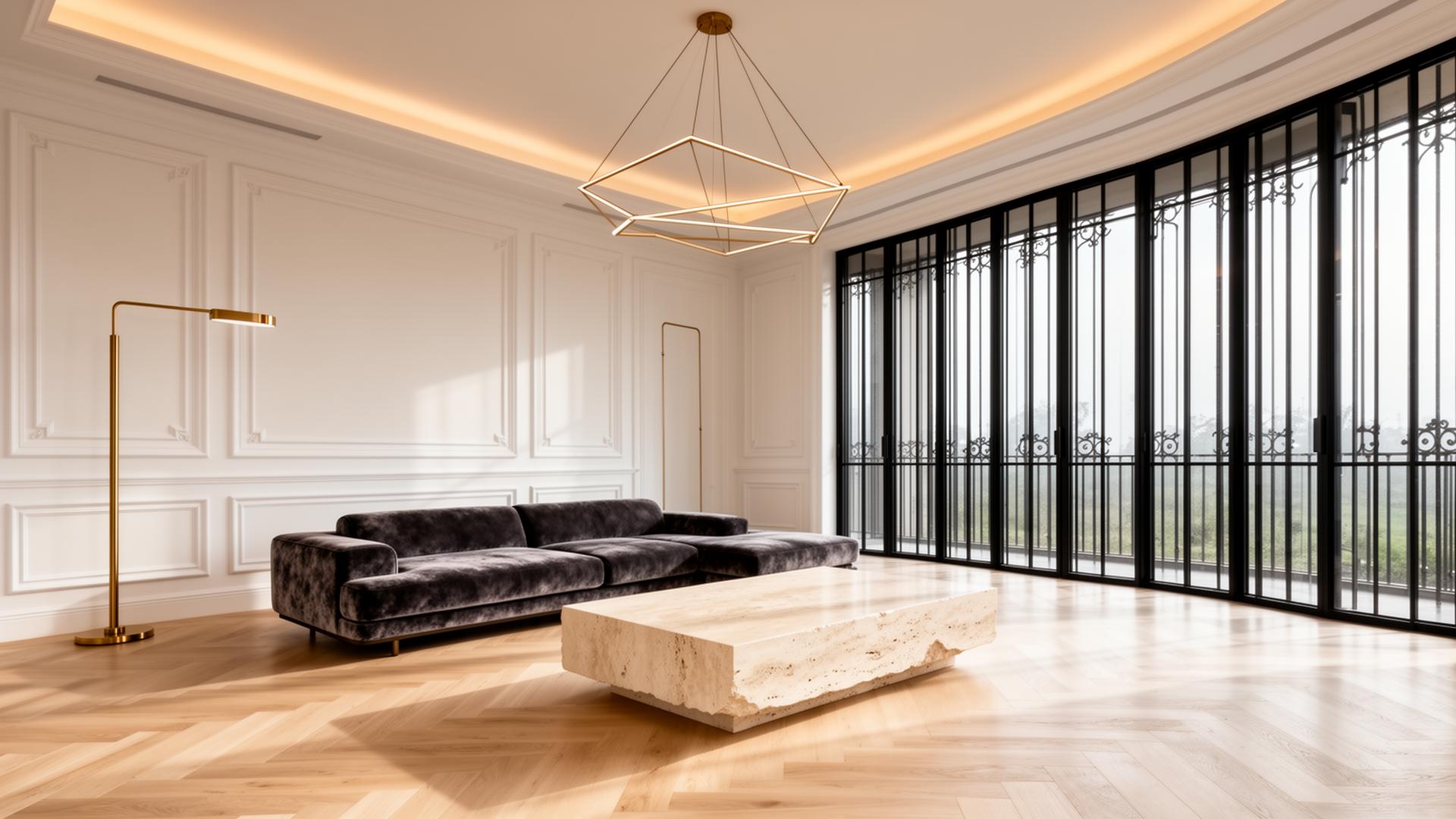 A completed Pixy G.R.I.N. living room, designed around the people who live in it