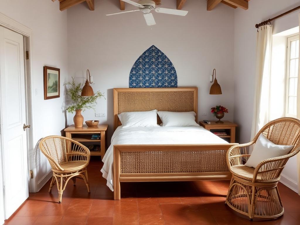 Indo-Portuguese Coastal parents room in an Indian home