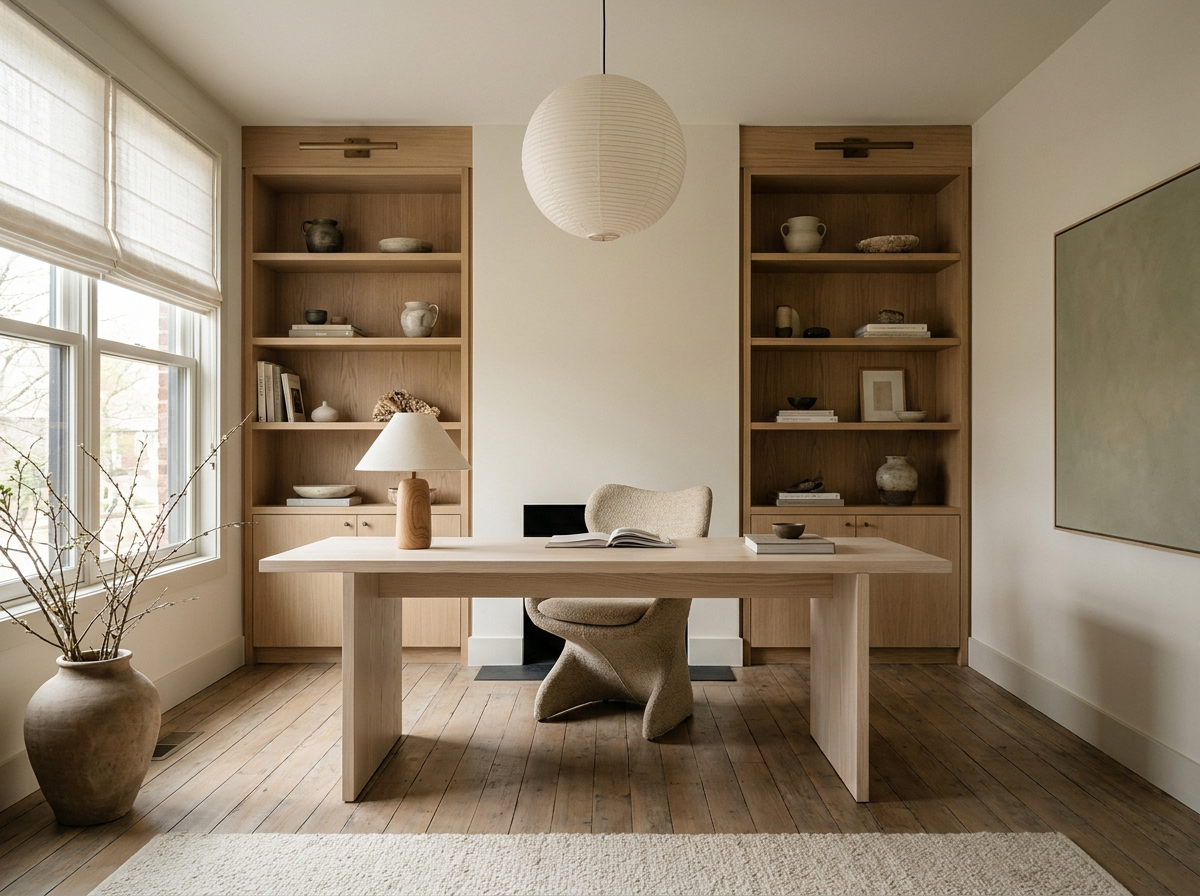 The Mindful Sanctuary study room in an Indian home