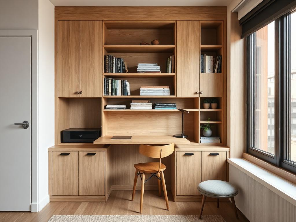 Urban Compact Living study room in an Indian home
