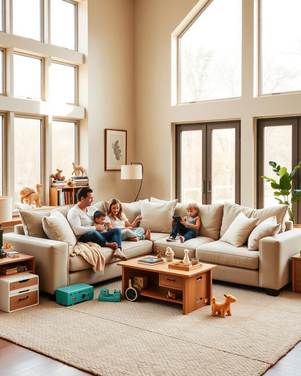 Warm Contemporary Family Home